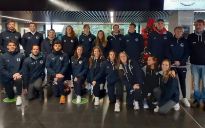 El Club Natació Sabadell, abans de viatjar cap a Palma per disputar el Campionat d'Espanya | Cedida